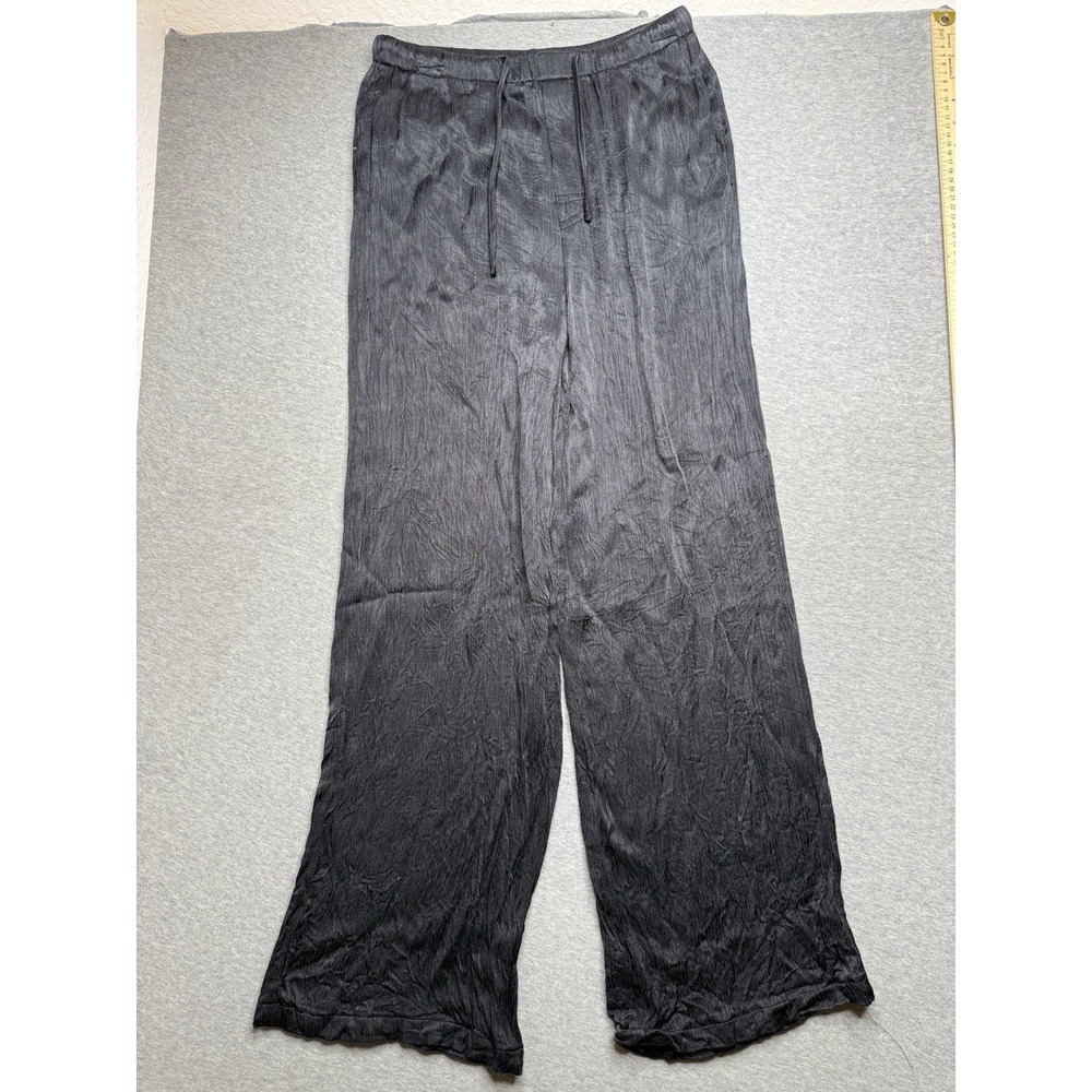 Karina Grimaldi Women's Medium Straight Leg Pants Trousers Viscose Cupro‎